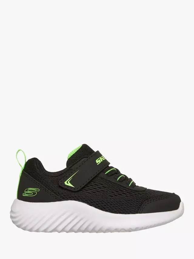 Детские кроссовки Bounder Riptape Mesh, черные Skechers