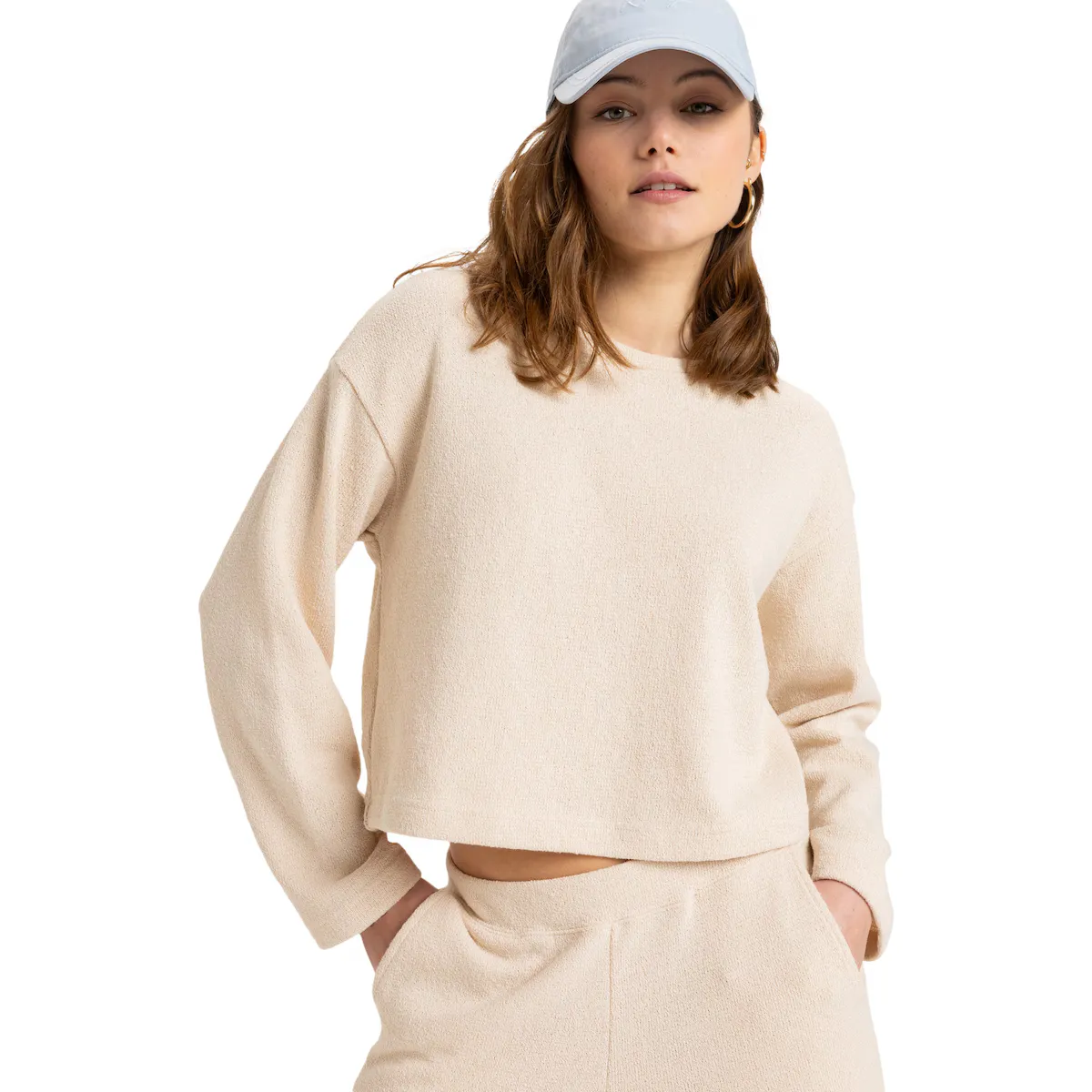 

Женская толстовка Roxy Stay, натуральный