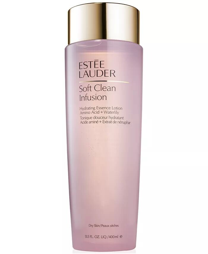 

Увлажняющий эссенционный лосьон Soft Clean Infusion с аминокислотами и кувшинкой, 13,5 унций Estée Lauder