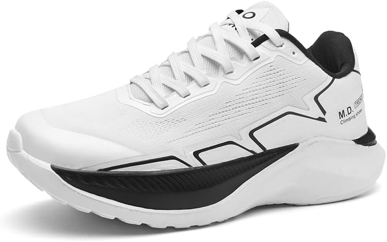 

Стильные кроссовки из сетки и синтетических материалов Удобная и прочная обувь для мужчин Повседневные активности Модельный дизайн для бега и прогулок Ctkvbmeoi, белый