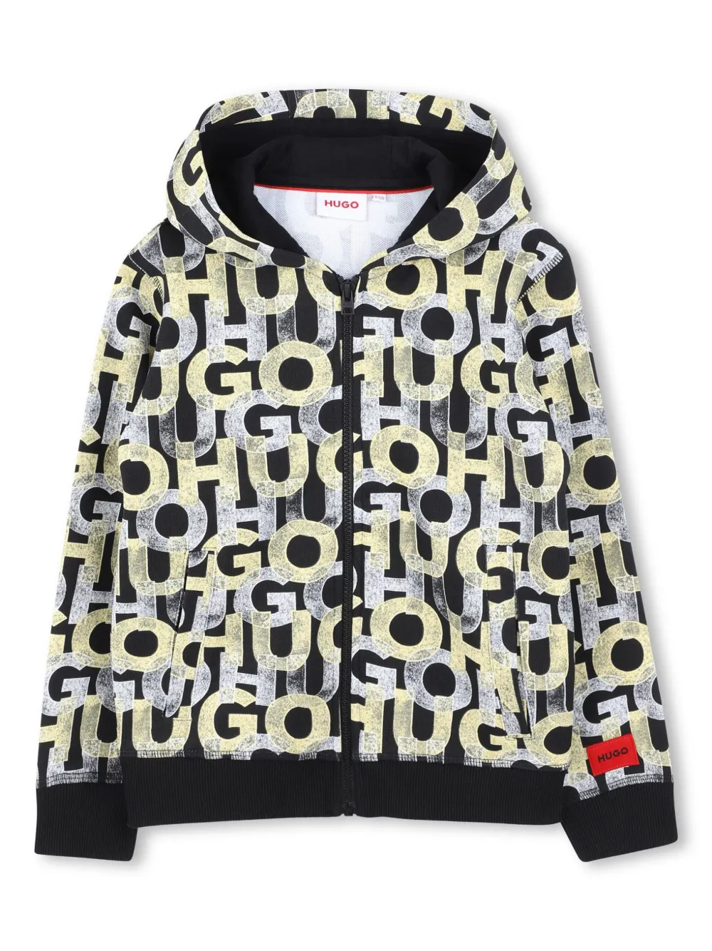 

Худи с логотипом HUGO KIDS, черный