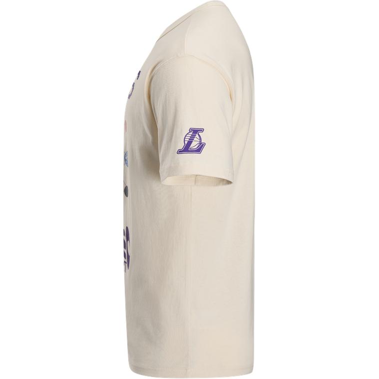 Футболка мужская Los Angeles Lakers Courtside SS25 однотонная Nike, Solid Color — фото 4
