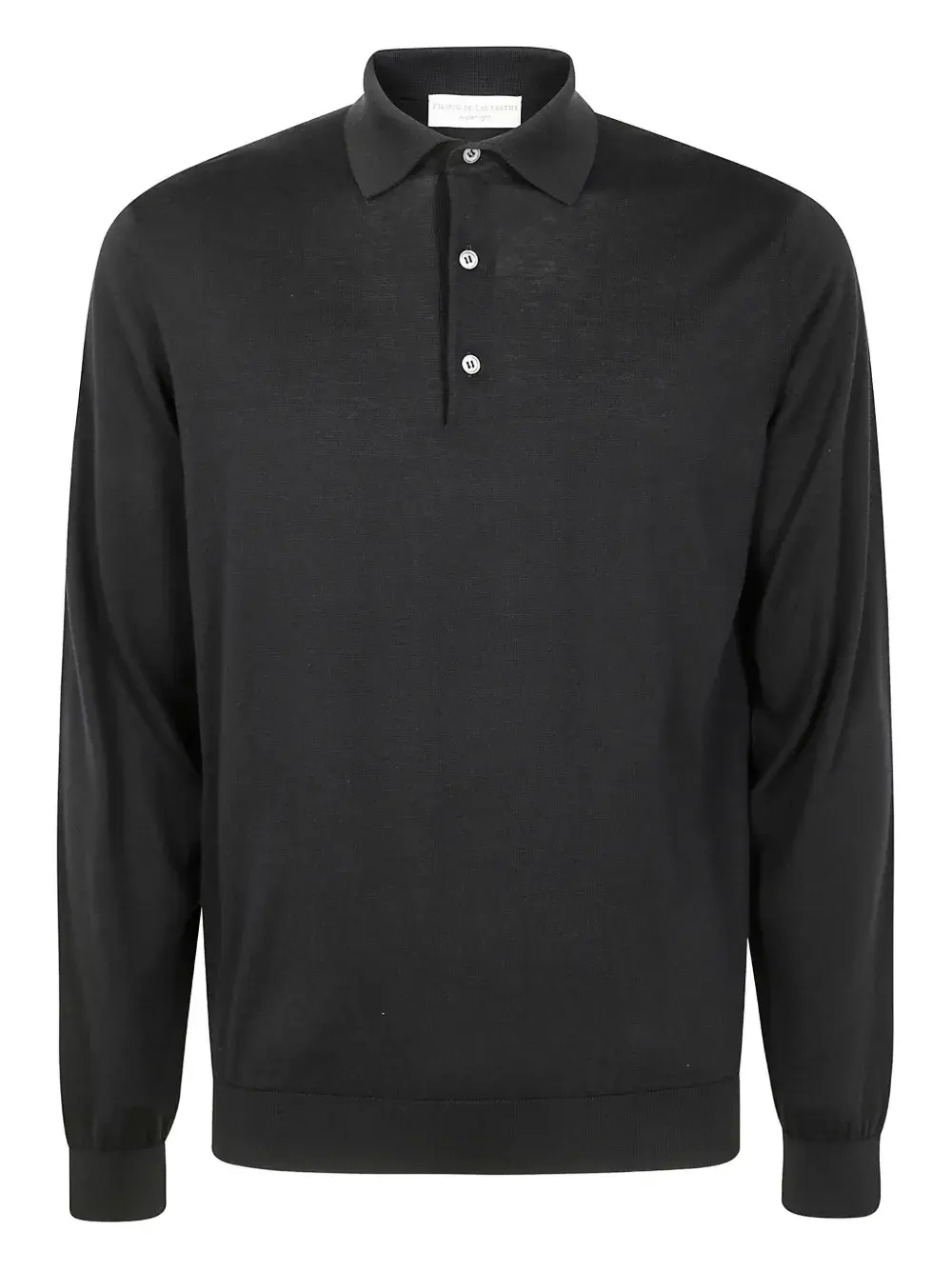 

Рубашка поло с длинными рукавами Filippo De Laurentiis, черный