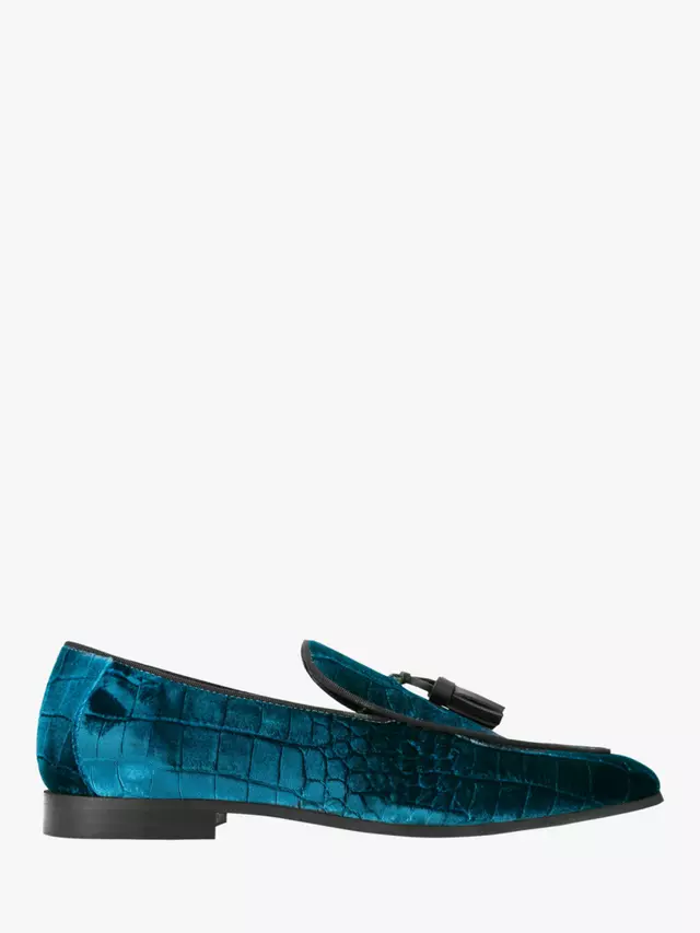 

Лоферы Kurt Geiger London Henry Velvet Croc Embossed Slip On