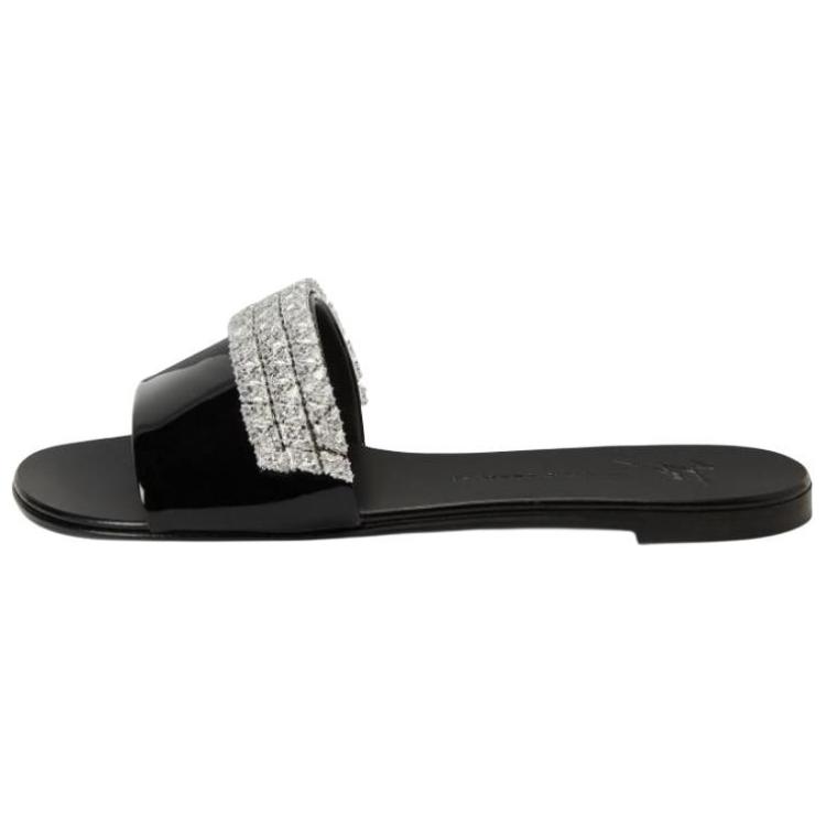 Giuseppe Zanotti Джузеппе Занотти GZ Слайдеры женские черные