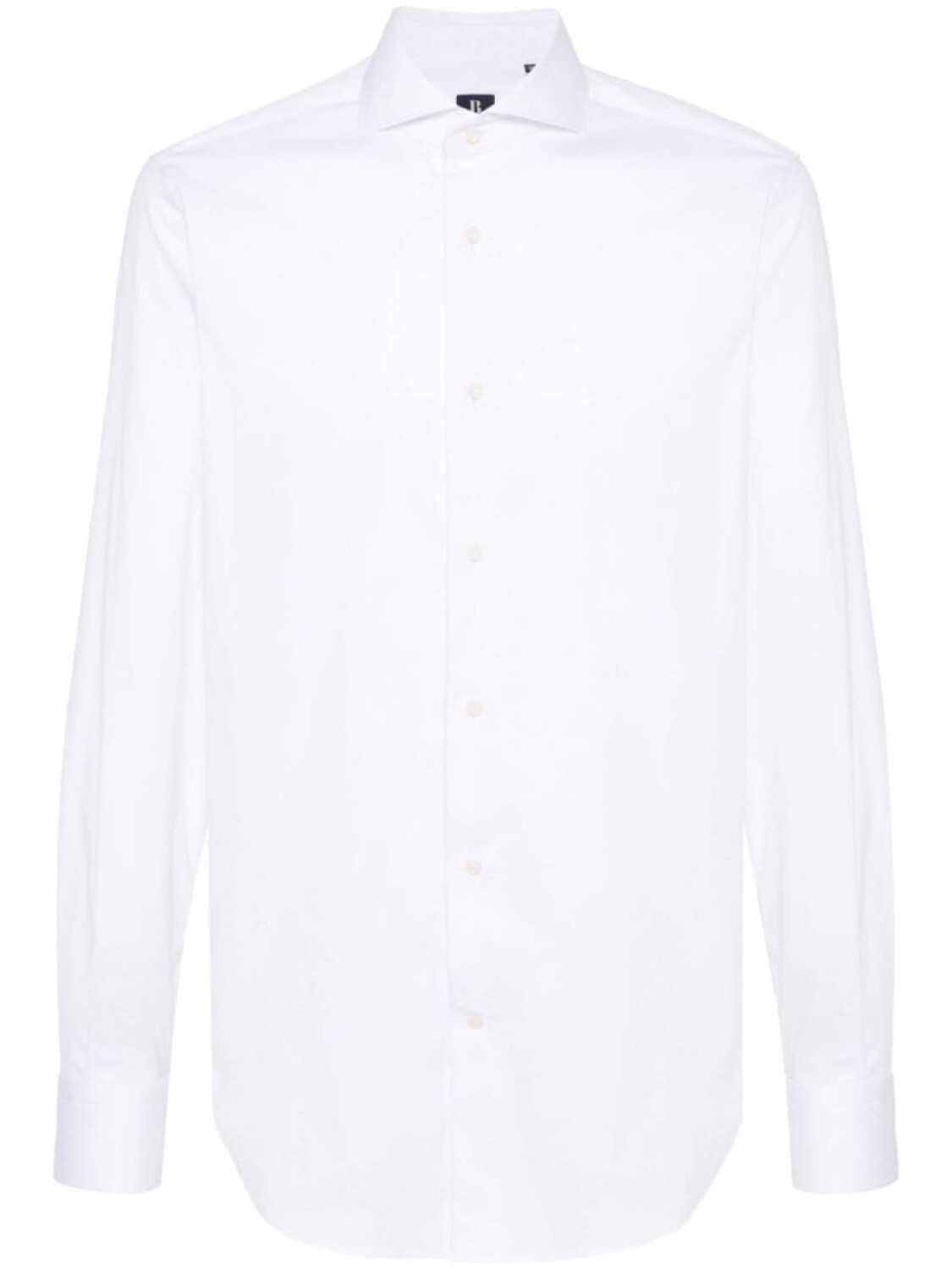 

Boggi Milano рубашка из ткани пике, белый