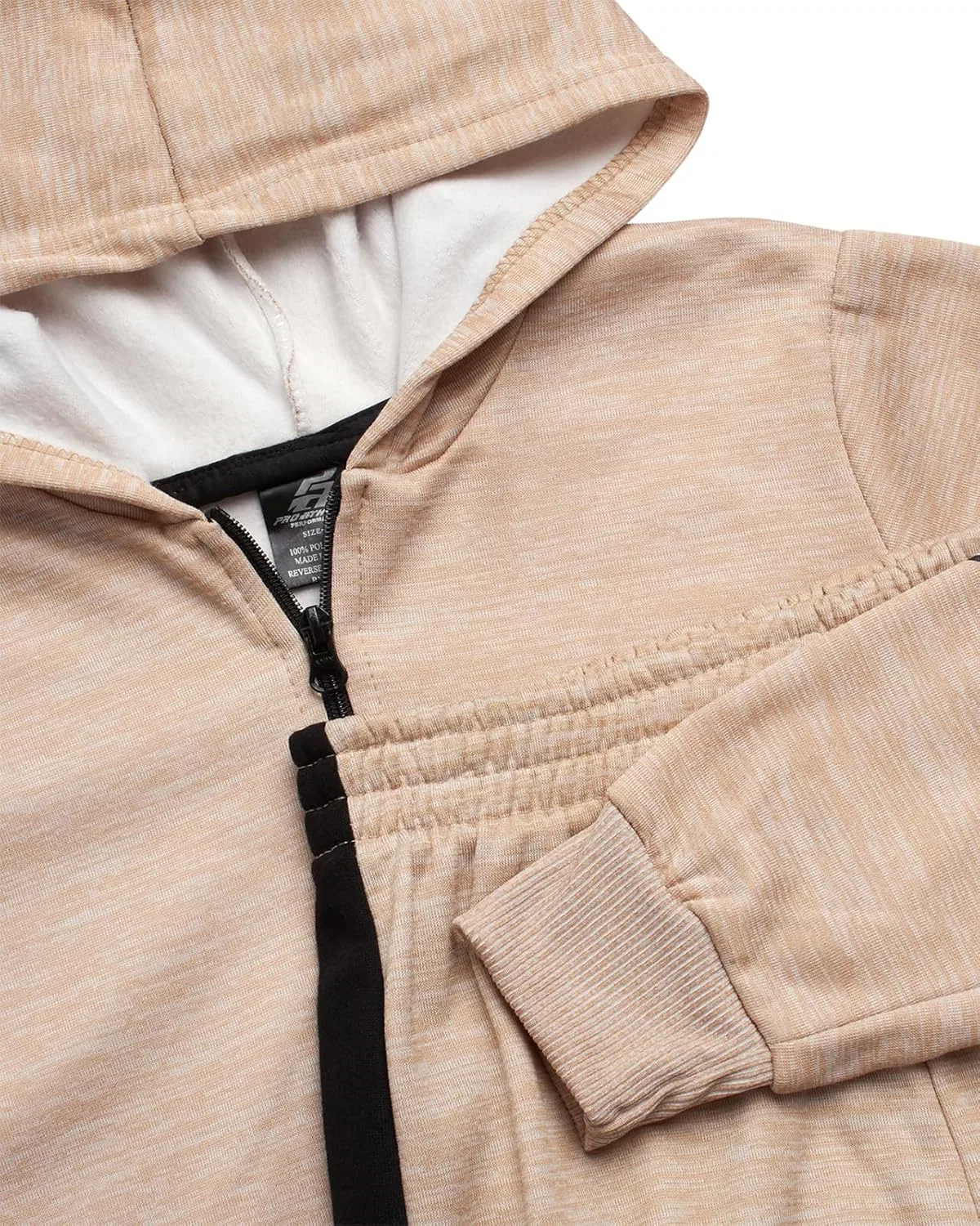 Детский спортивный костюм из флиса Pro Athlete, 2 предмета, цвет Khaki Black — фото 2