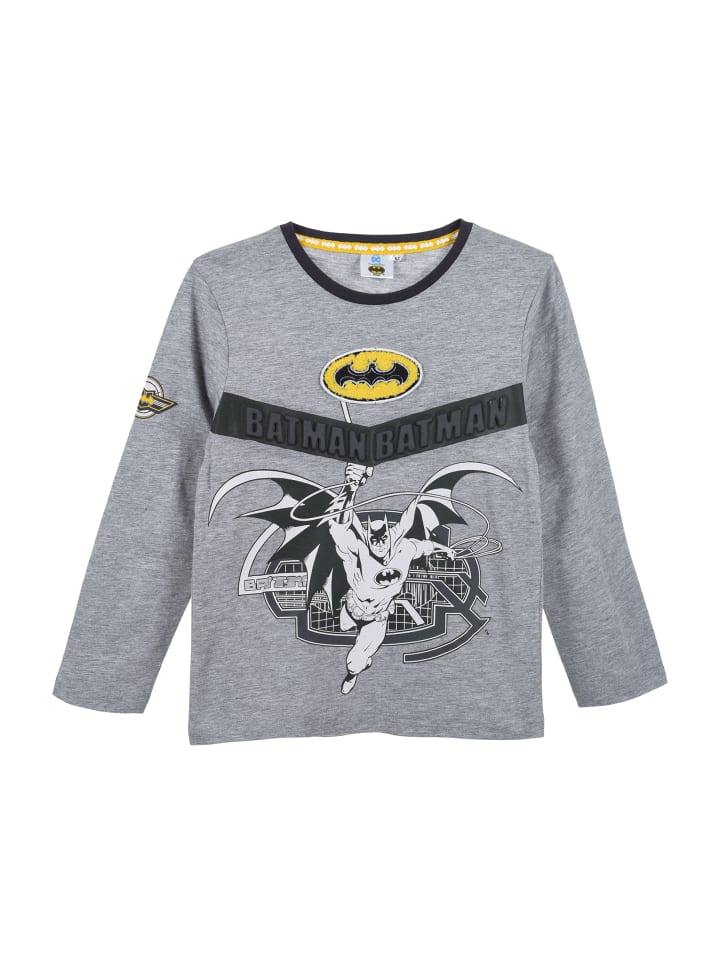 

Рубашка с длинным рукавом Batman, серый