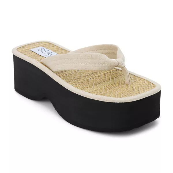 Веро женские сандалии-шлепанцы Beach By Matisse, цвет natural linen