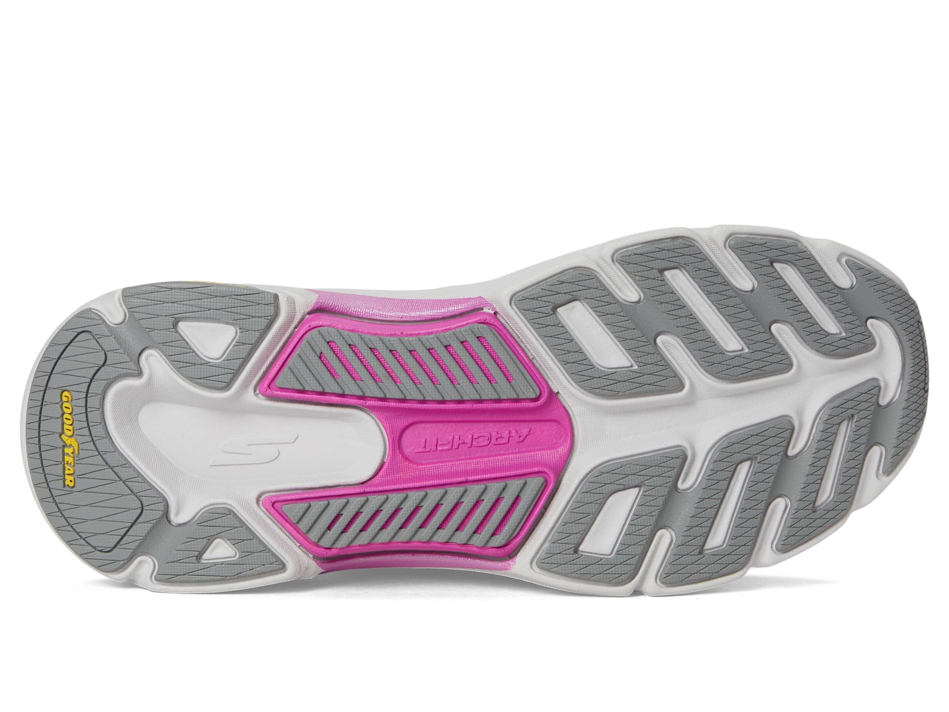 Кроссовки SKECHERS Max Cushioning Arch Fit 2.0 Cambridge Hands Free Slip-Ins, Gray/Pink — фото 3