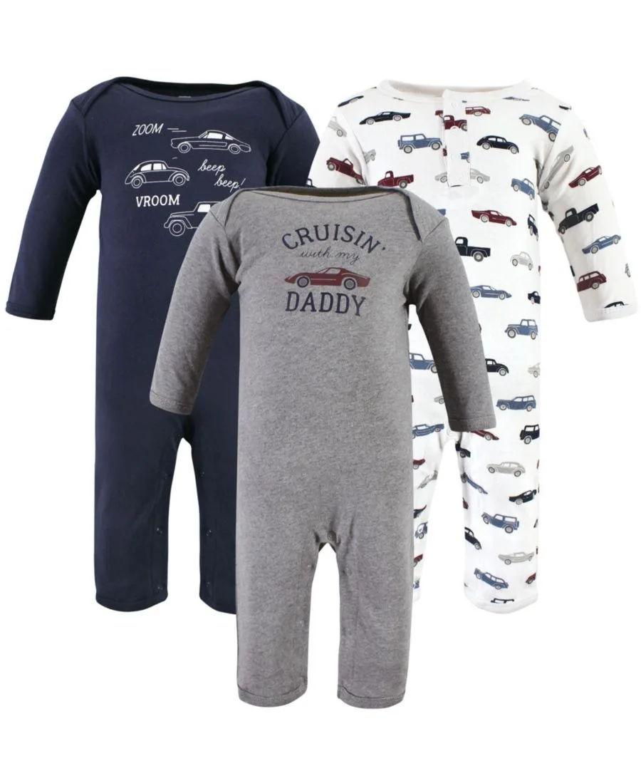 3 комбинезона в упаковке Hudson Baby, Cars