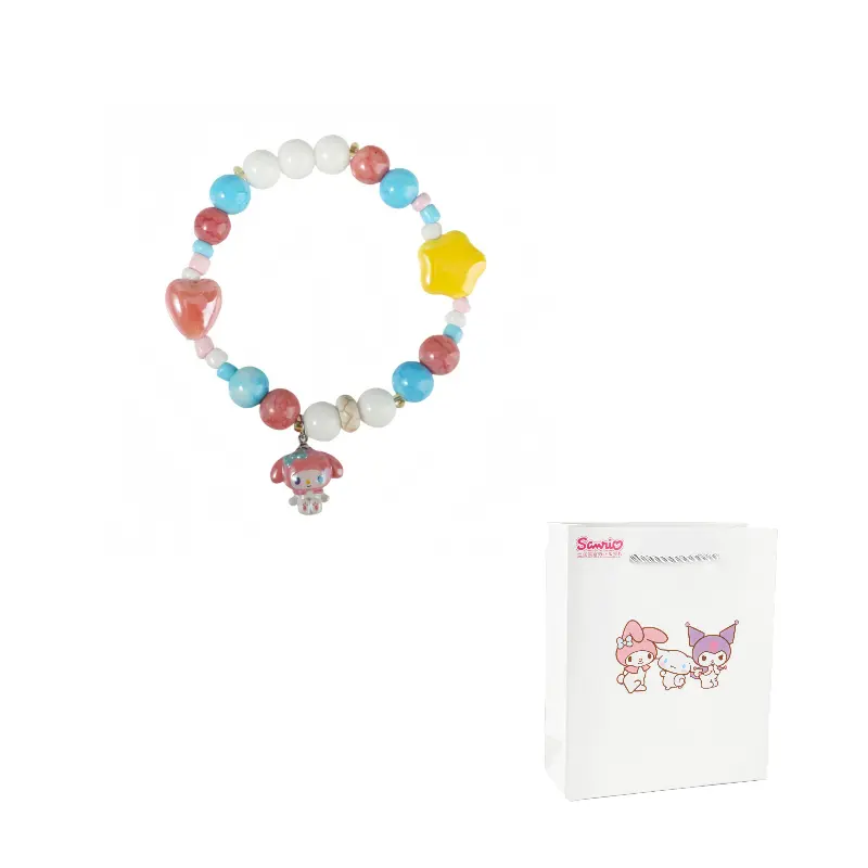 

Sanrio Акриловый браслет Melodi для женщин Aurora Pink White