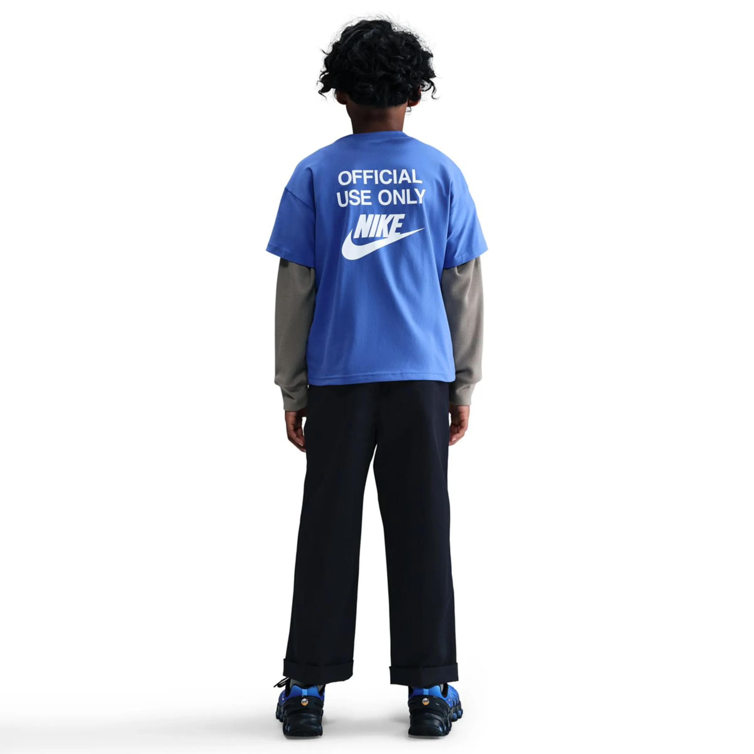 Детская футболка Sportswear Tee Remix Nike, синий — фото 2