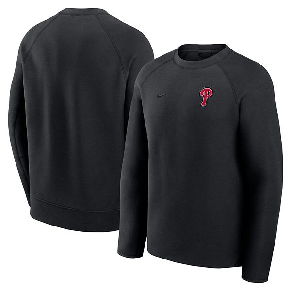 

Мужской черный свитшот Philadelphia Phillies Tech Fleece Raglan Nike
