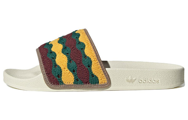 Тапочки adilette слайды Adidas, белый — фото 2