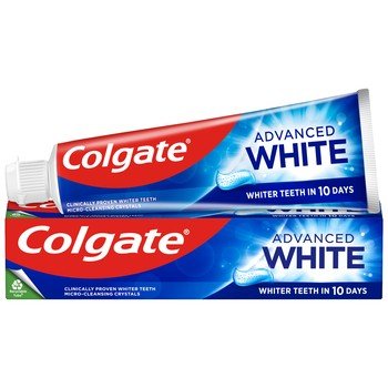 

Colgate, Advanced White, отбеливающая зубная паста с фтором, 125 мл