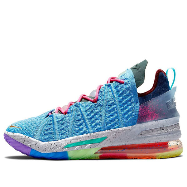 

Кроссовки леброн 18 Nike, синий