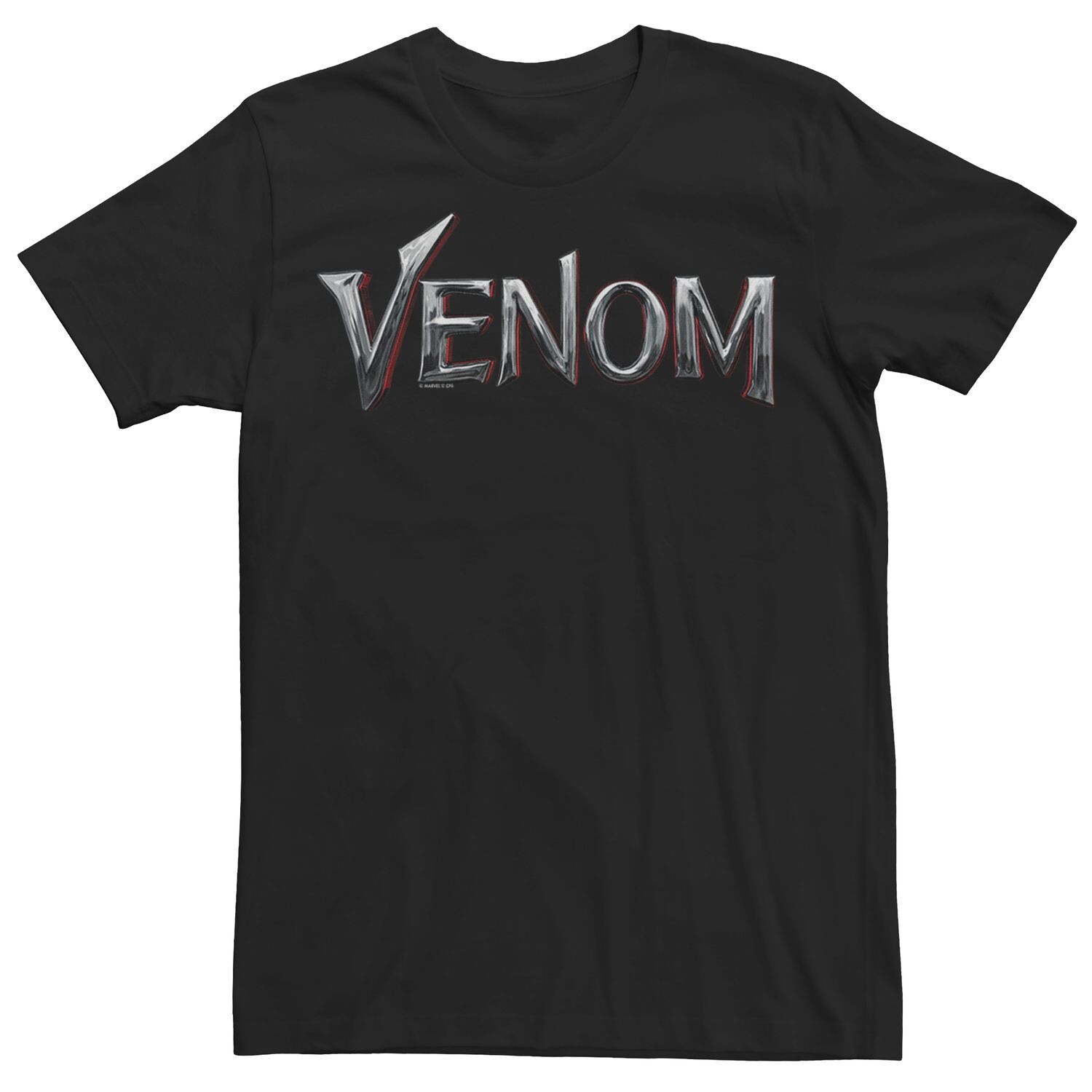 

Мужская футболка с хромированным логотипом Venom Licensed Character