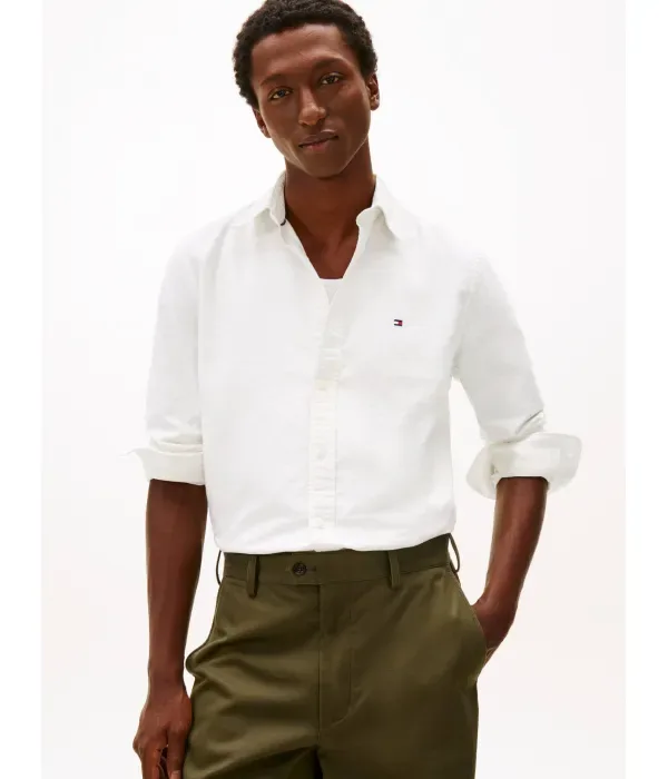 Рубашка OXFORD DOBBY regular fit Tommy Hilfiger, белый
