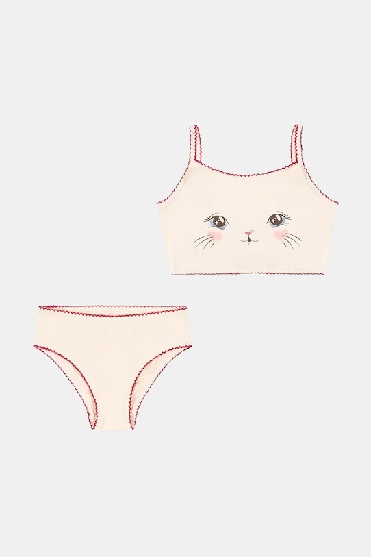 

Детский купальный комплект KITTY BIKINI GRS Konges Sløjd, бежевый