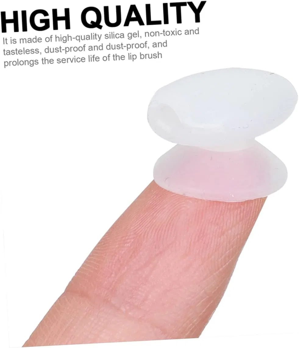 Набор колпачков для кистей для губ Silicone IWOWHERO 12 шт — фото 3