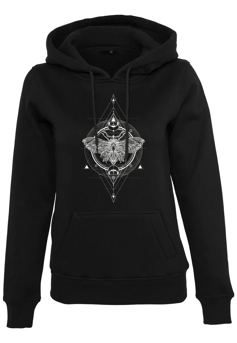 

Свитер MisterTee с круглым вырезом "MisterTee Women's Ladies Moth Hoody", черный