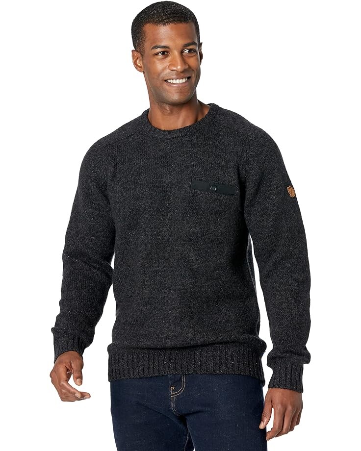 

Свитер Fjällräven Lada Round Neck, черный