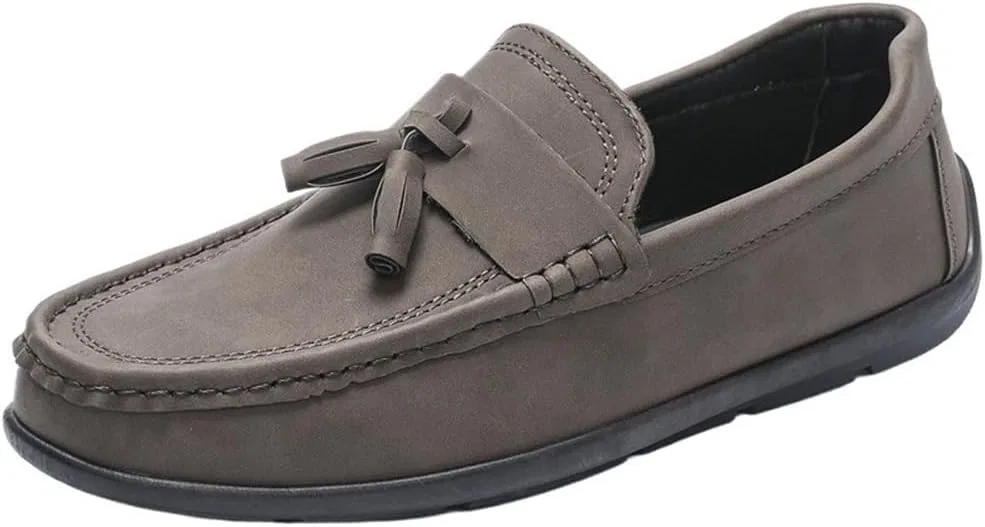 Лоферы замшевые мужские Vintage Brown DHFIRUFSHLO