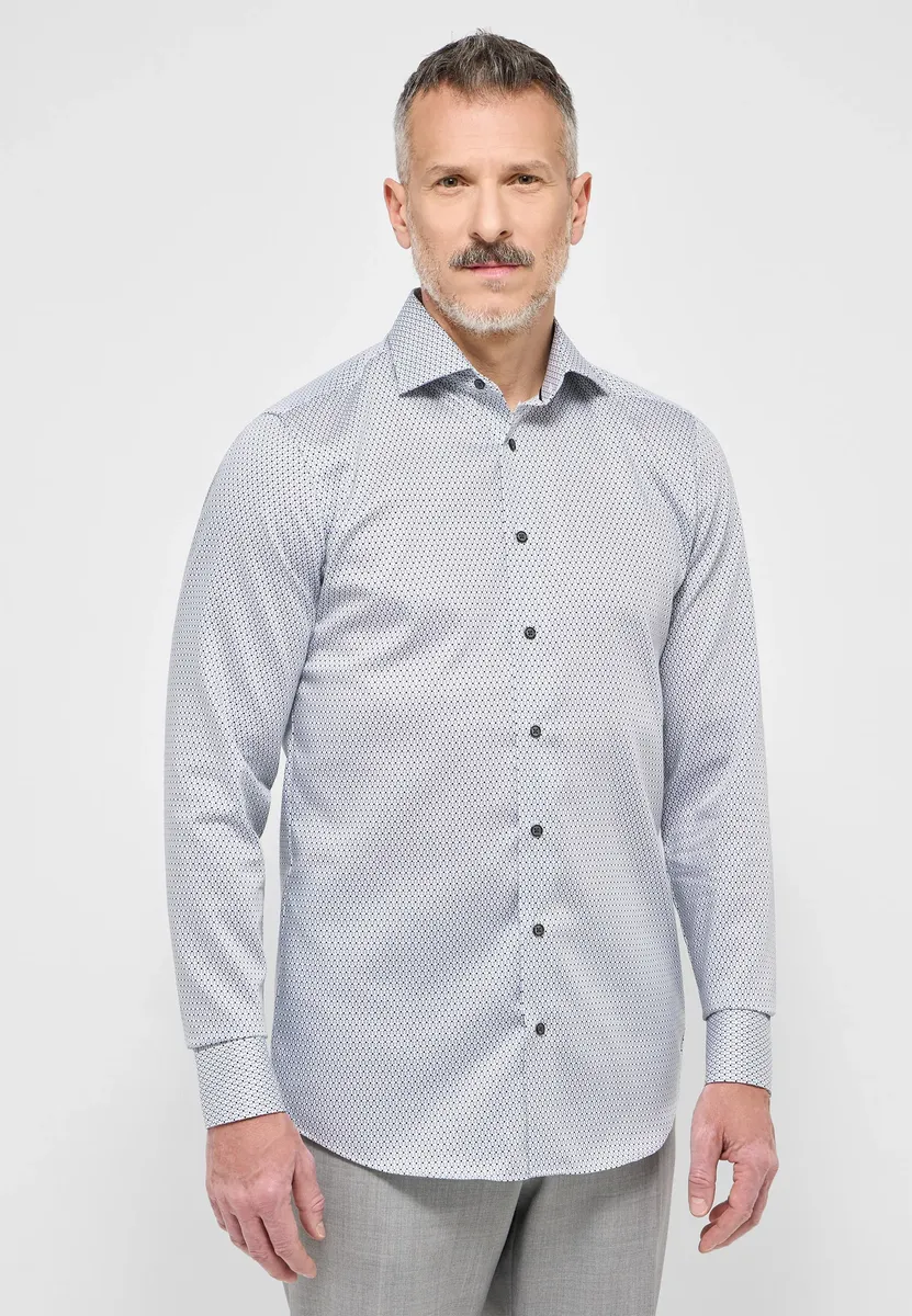 

Рубашка Eterna с длинными рукавами "SLIM FIT", серый