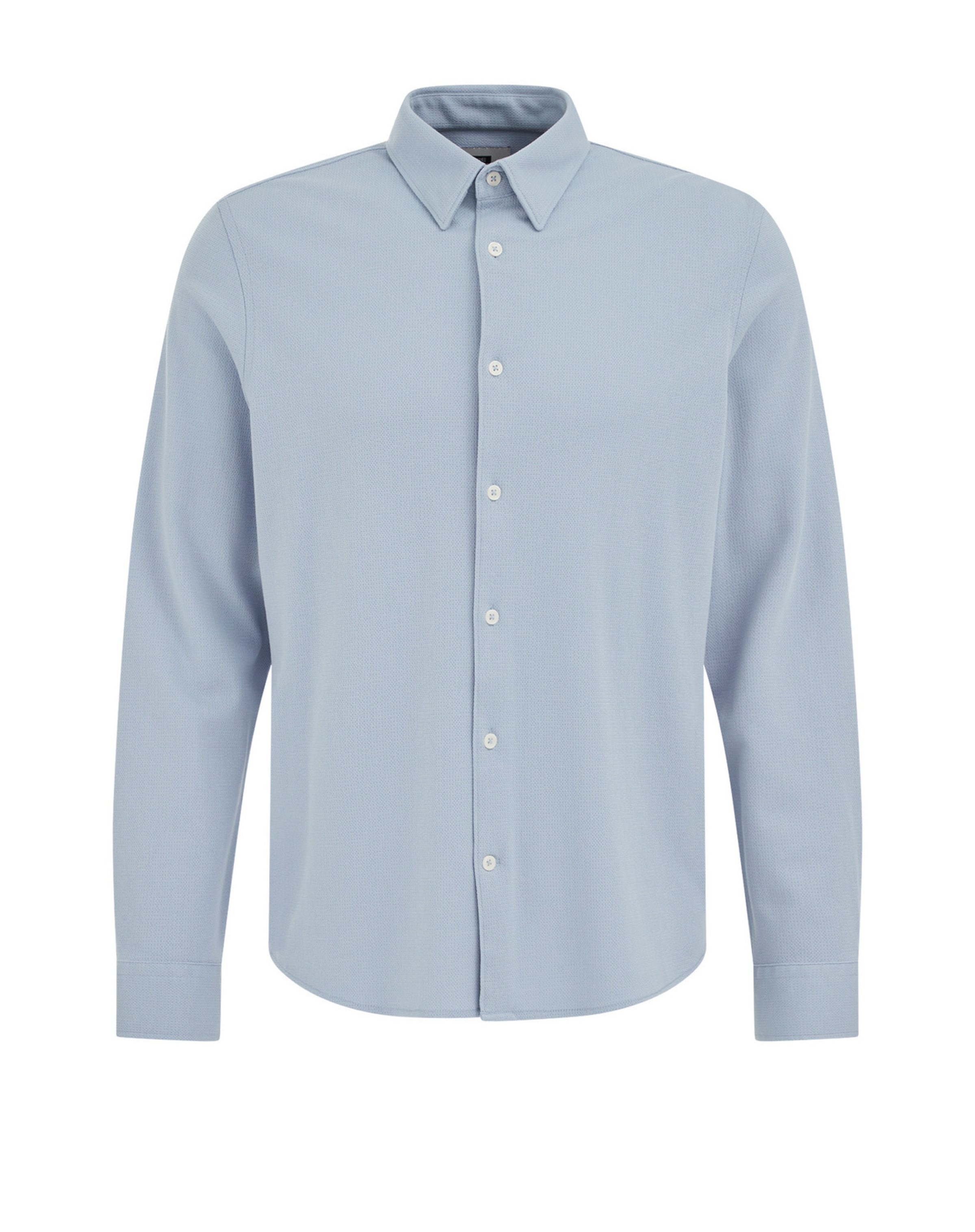 

WE Fashion Рубашка на пуговицах пастельно-голубого цвета Regular fit