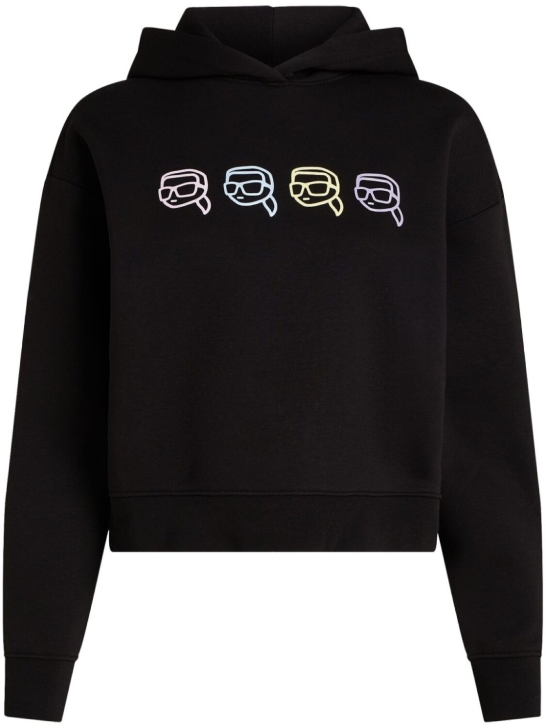 

Karl Lagerfeld худи Ikonik Outline из органического хлопка, черный