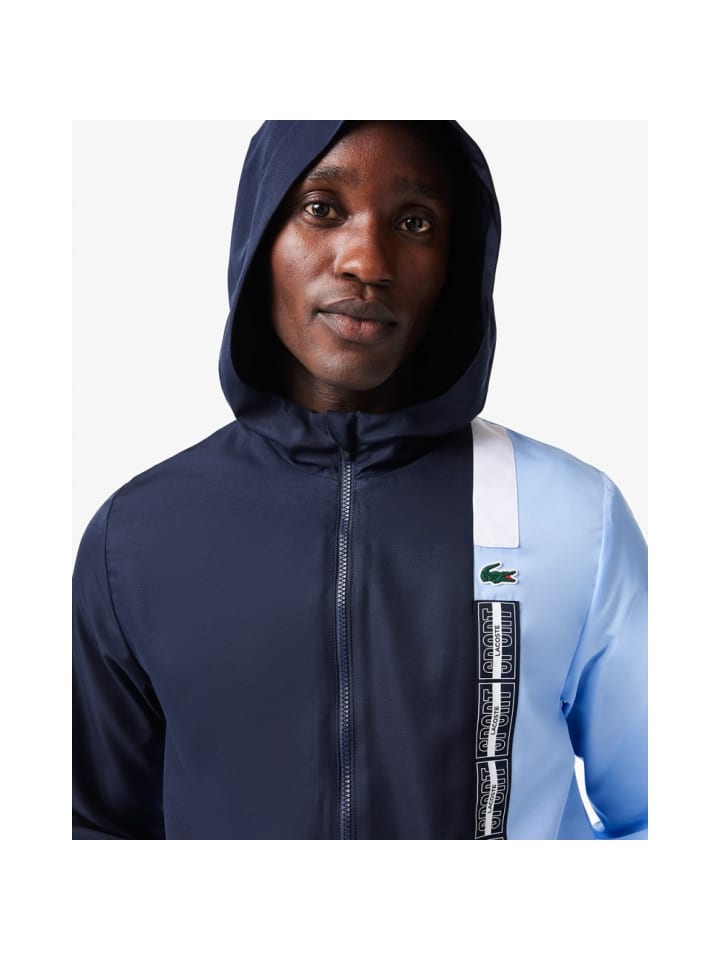 Lacoste Куртка темно-синего/сине-белого цвета - LLI — фото 3