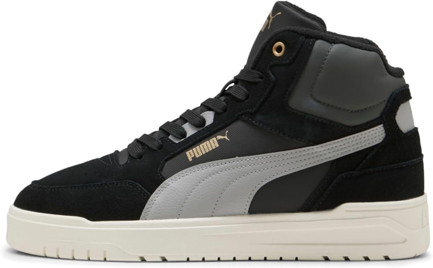 Кроссовки PUMA Unisex Shuffle Downtown Mid WTR, черный/серый