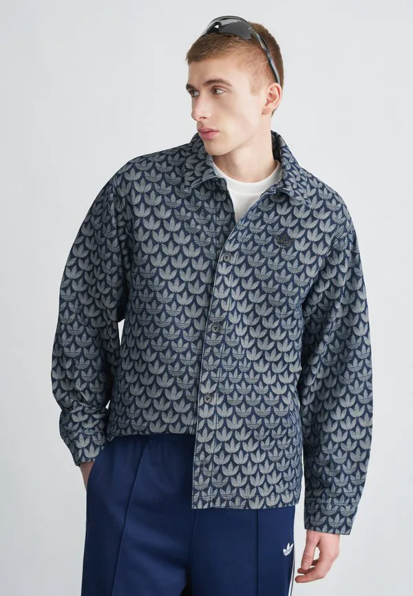 Рубашка с монограммой Adidas Originals, Indigo Denim