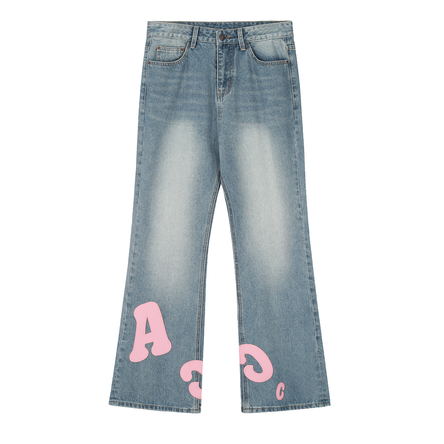 

Джинсы Unisex A Chock, синие розовые