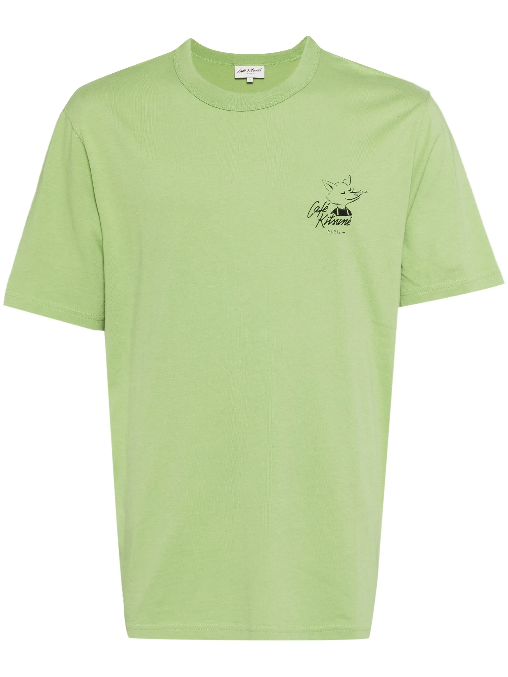 

Футболка с логотипом Café Kitsuné, зеленый