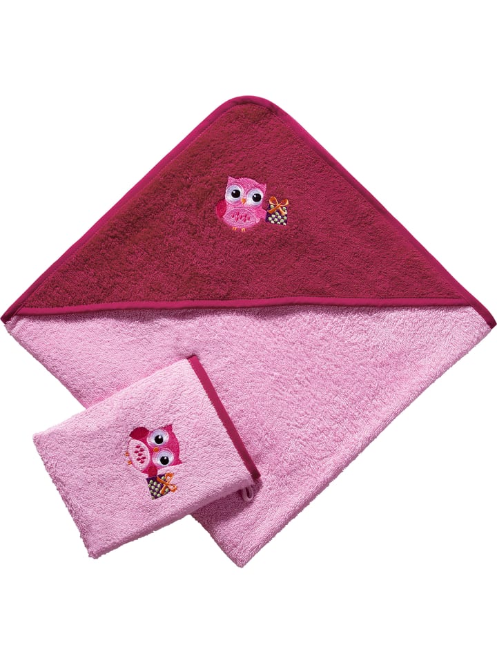 

Erwin Müller Детский махровый комплект из 2 предметов, розовый