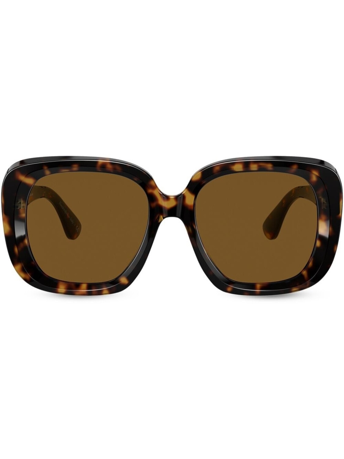 

Oliver Peoples солнцезащитные очки Nella в оправе черепаховой расцветки, коричневый
