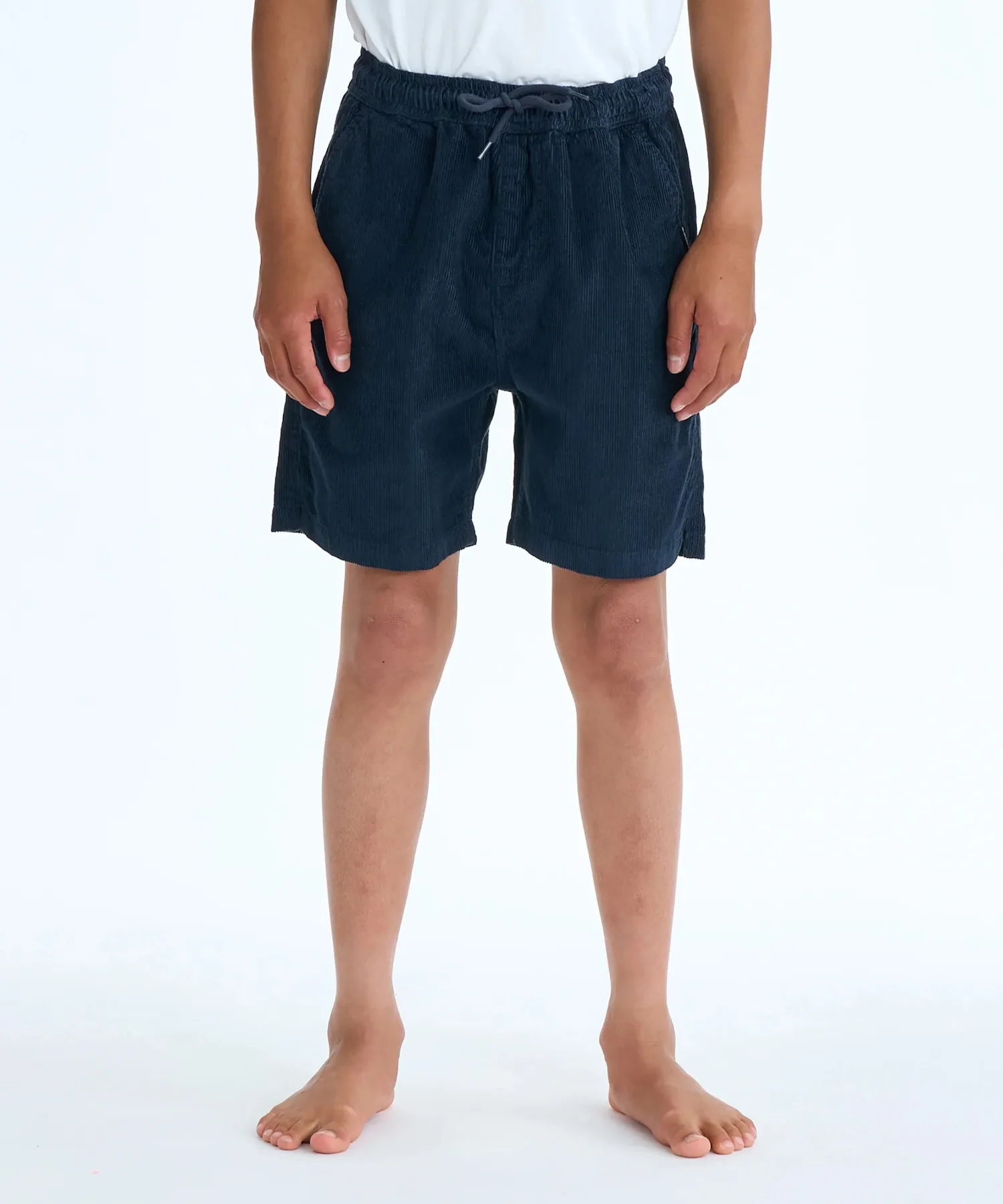 Детские шорты Quiksilver TAXER CORD из вельвета, 16 дюймов, чёрные