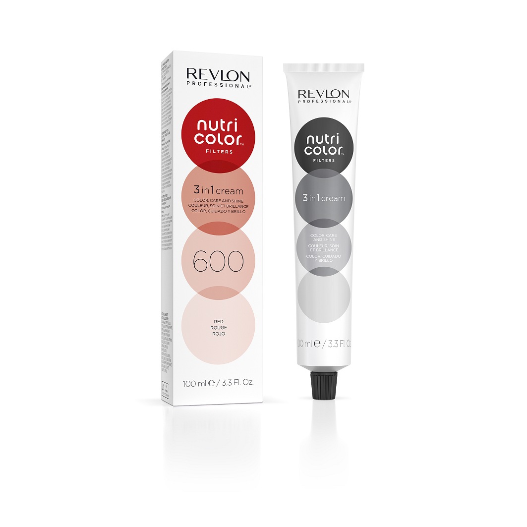 

Краска для волос nutri color 3 in 1 cream nr. 600 Revlon Professional, 600 - red, объем 100 мл