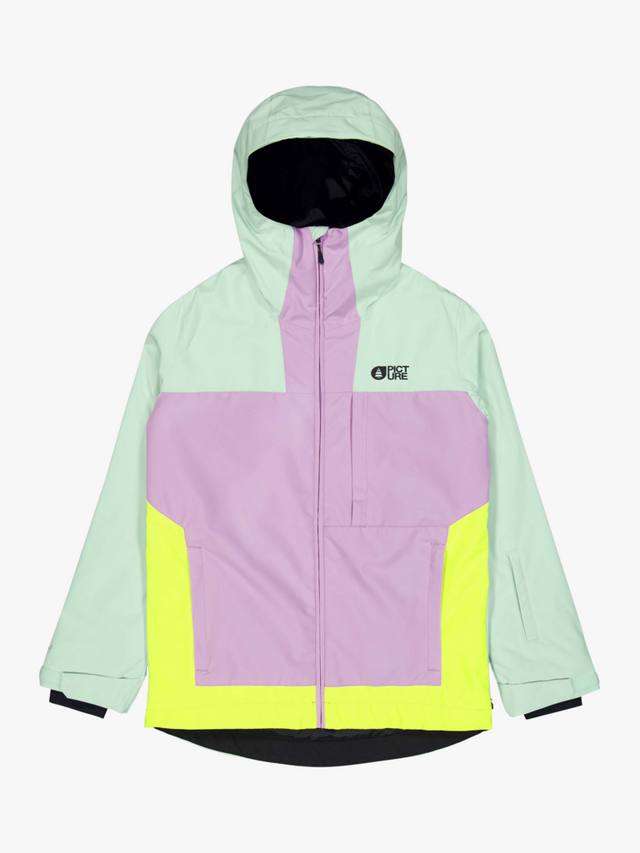 

Лыжная куртка с капюшоном seakrest color block Picture, цвет Silt Green/Orchid