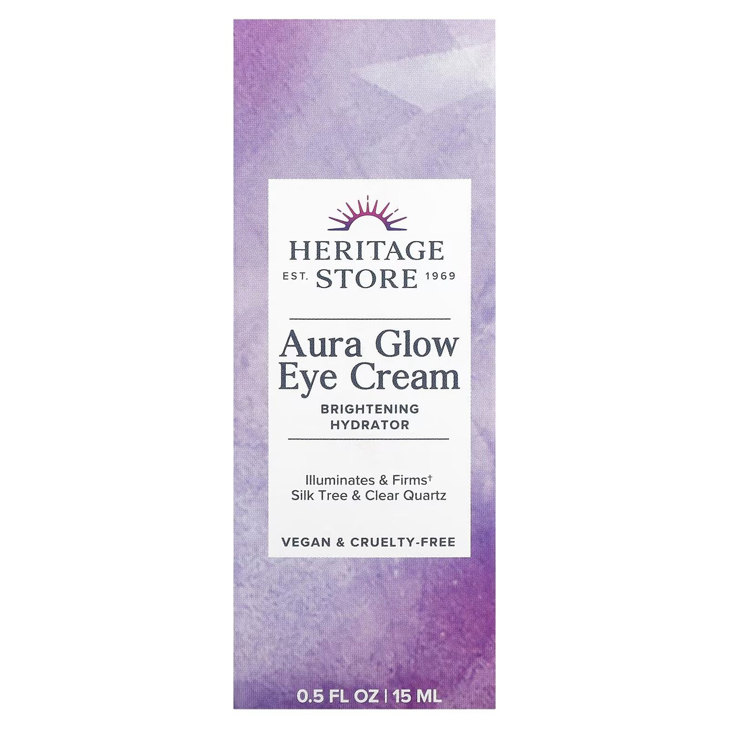 

Крем для век Aura Glow, 0,5 жидк. унции (15 мл) Heritage Store