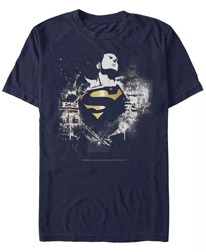 

Мужская футболка с коротким рукавом и логотипом DC Superman Golden Chest Fifth Sun