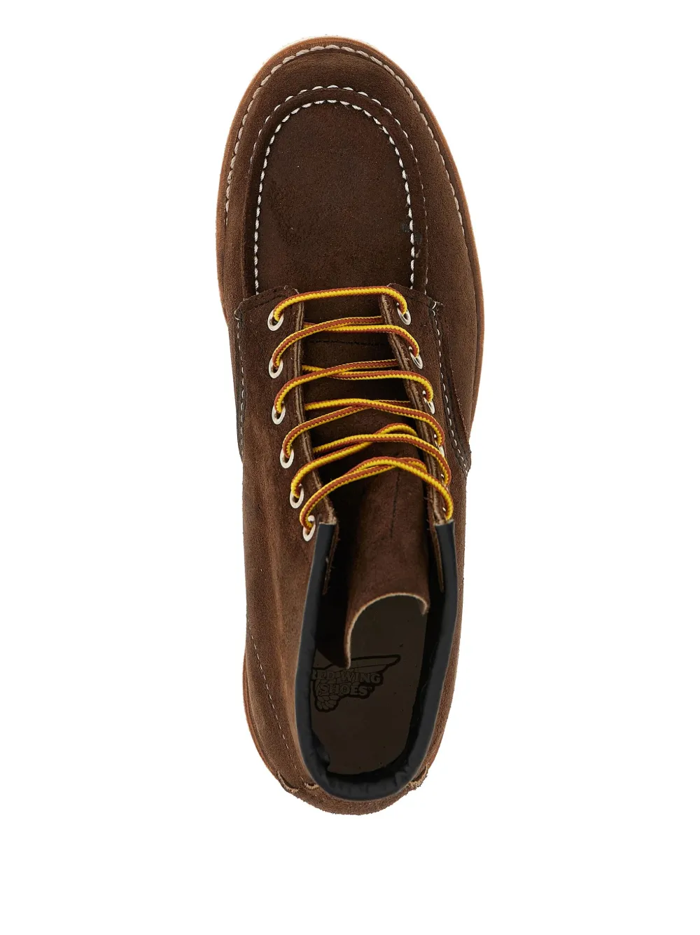 Классические ботинки Moc с контрастной строчкой Red Wing Shoes, коричневый — фото 3