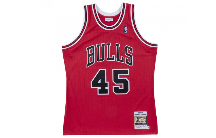 

Mitchell Ness Баскетбольная майка Mitchell & Ness унисекс красная