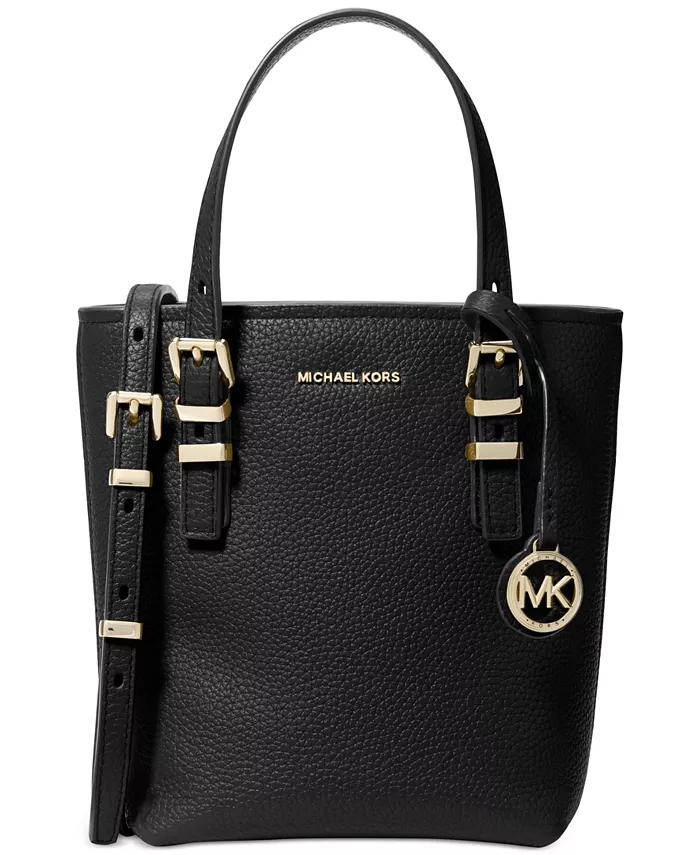 

Кроссбоди Quinn Extra Small из кожи в вертикальном формате Michael Kors, черный