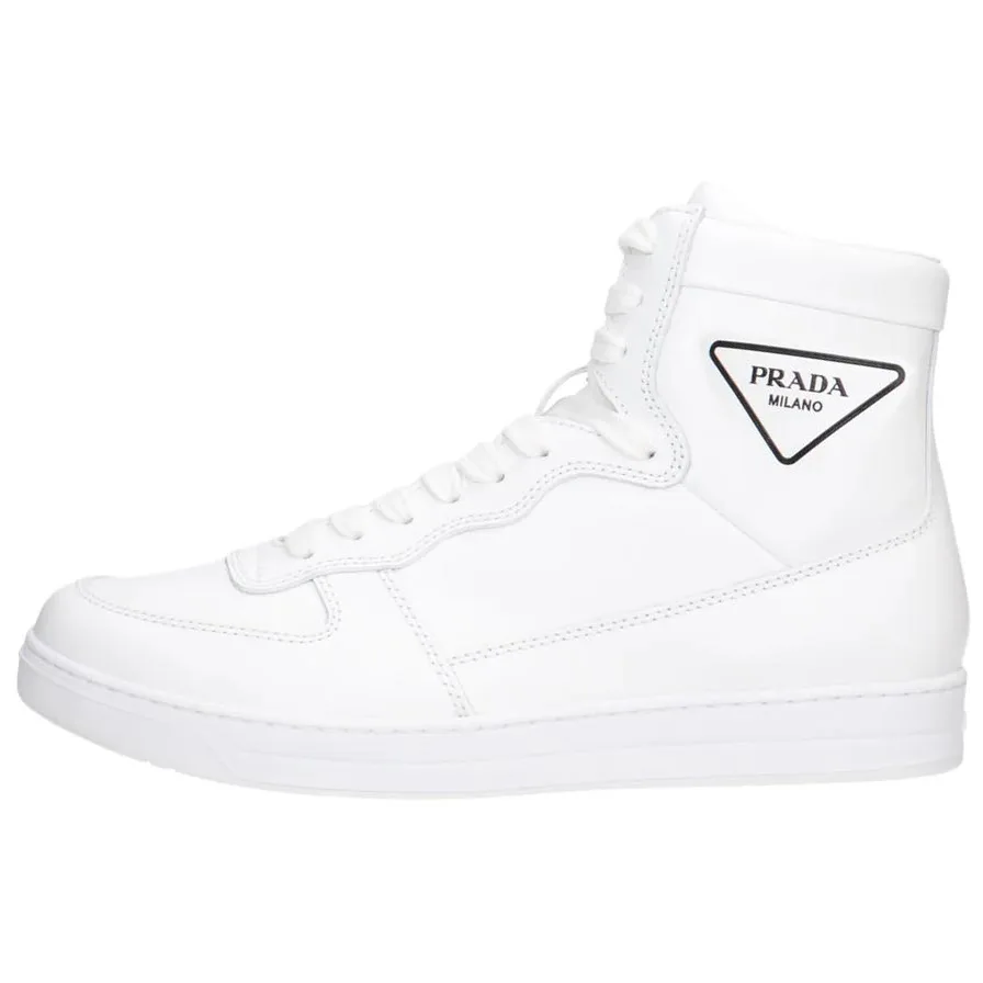 PRADA Кроссовки High Top Skateboard мужские белые