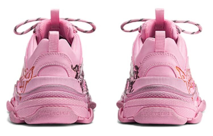Balenciaga Массивные кроссовки Triple S Женские, Pink — фото 4