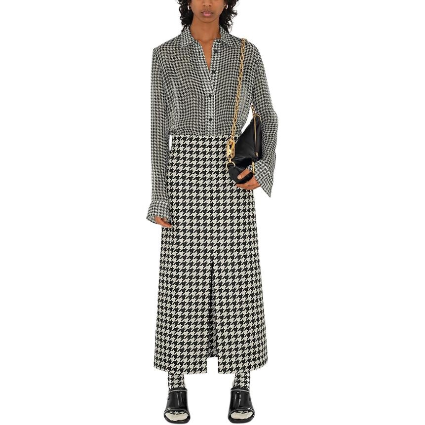 Рубашка женская черная Burberry — фото 3