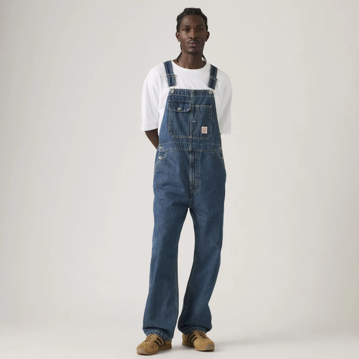 Свободный мужской комбинезон Levi's, Dark Wash